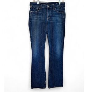 Citizens Of Humanity Dark Blue Wide Leg Jeans